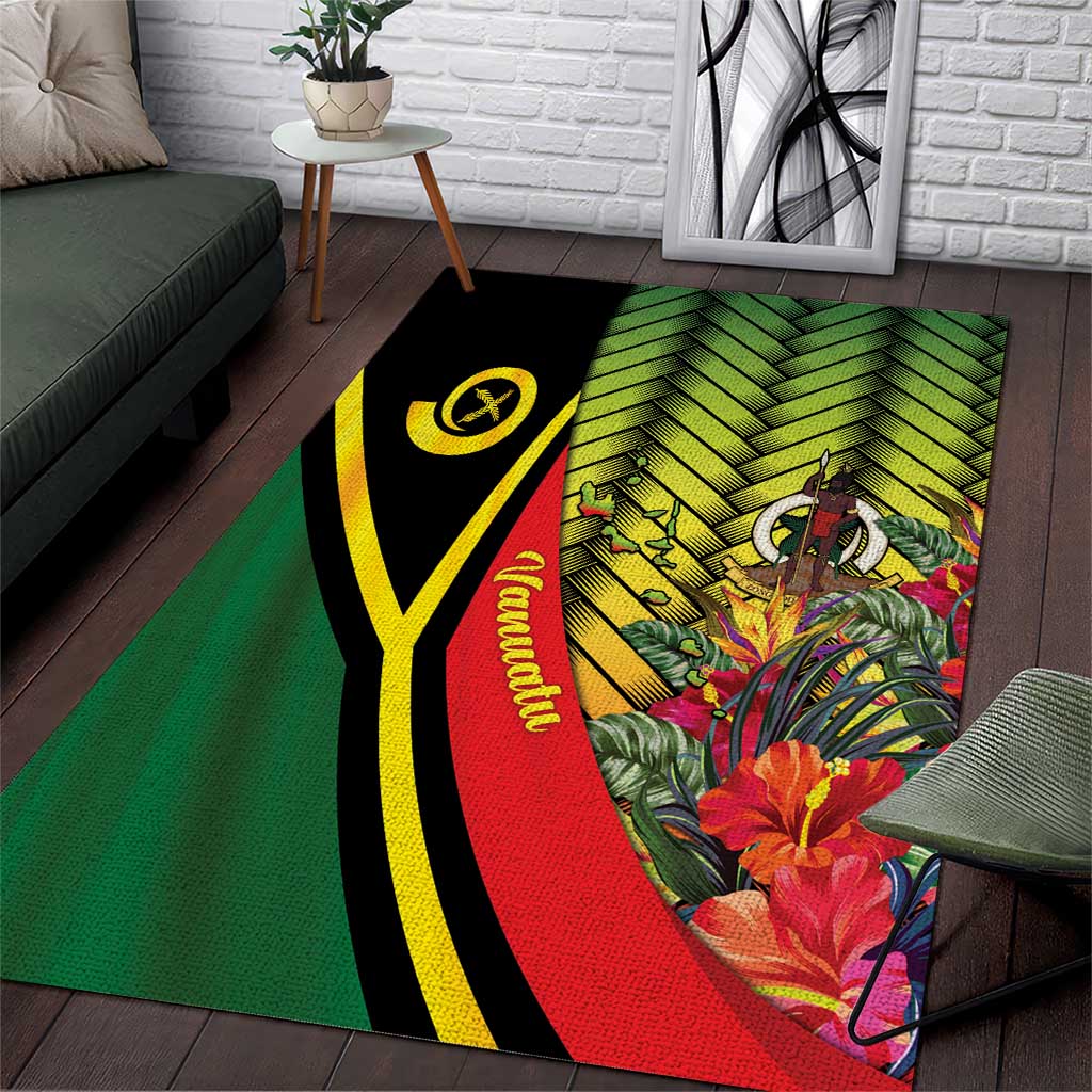 Vanuatu Constitution Day Area Rug Long Live Vanuatu - Polynesian Pride