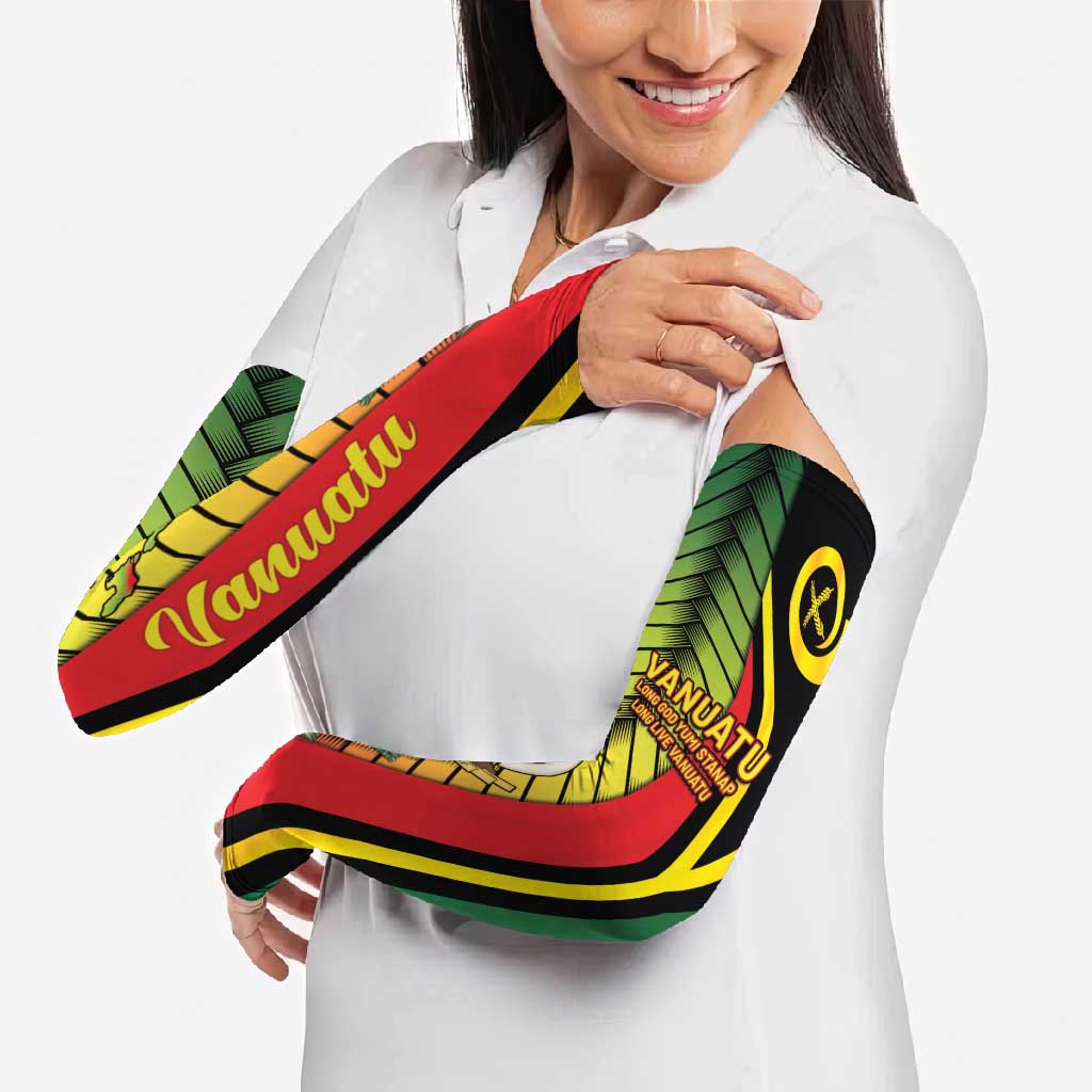 Vanuatu Constitution Day Arm Sleeves Long Live Vanuatu - Polynesian Pride