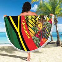Vanuatu Constitution Day Beach Blanket Long Live Vanuatu - Polynesian Pride