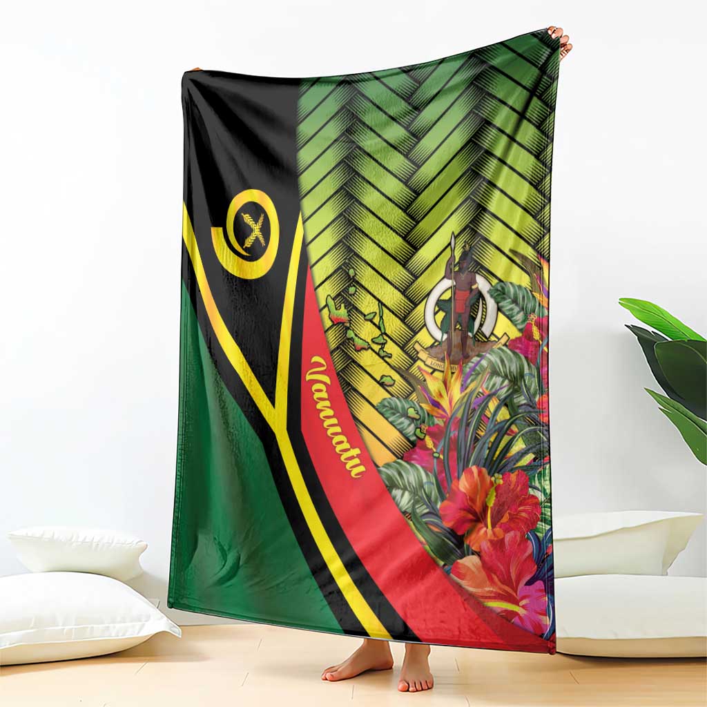 Vanuatu Constitution Day Blanket Long Live Vanuatu - Polynesian Pride