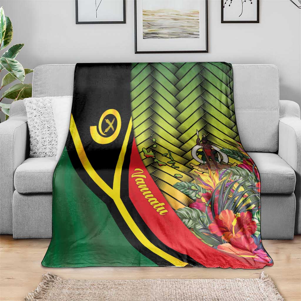 Vanuatu Constitution Day Blanket Long Live Vanuatu - Polynesian Pride