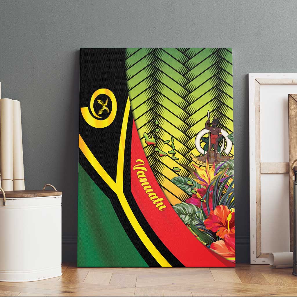 Vanuatu Constitution Day Canvas Wall Art Long Live Vanuatu - Polynesian Pride