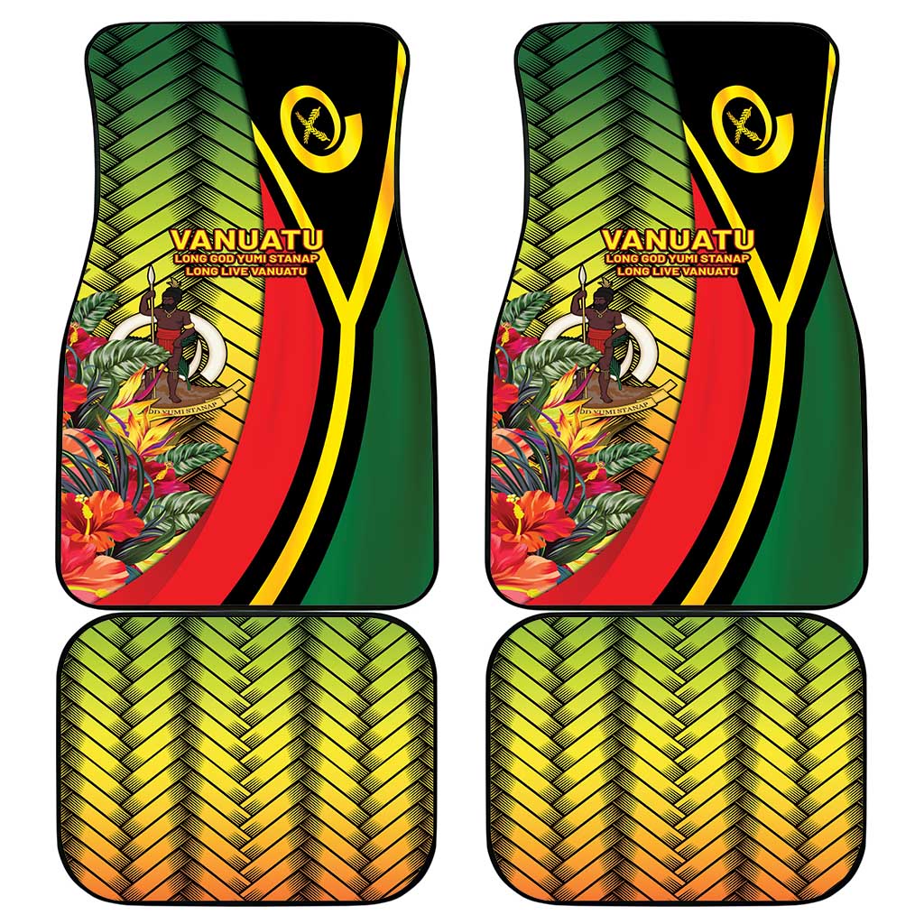 Vanuatu Constitution Day Car Mats Long Live Vanuatu - Polynesian Pride