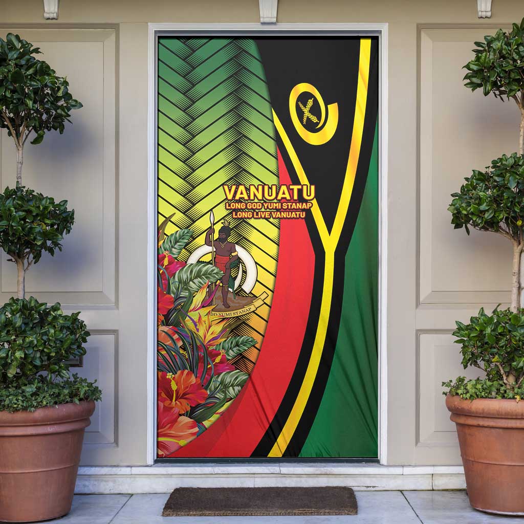 Vanuatu Constitution Day Door Cover Long Live Vanuatu - Polynesian Pride