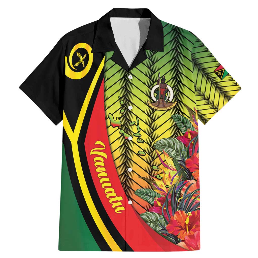 Vanuatu Constitution Day Family Matching Mermaid Dress and Hawaiian Shirt Long Live Vanuatu - Polynesian Pride