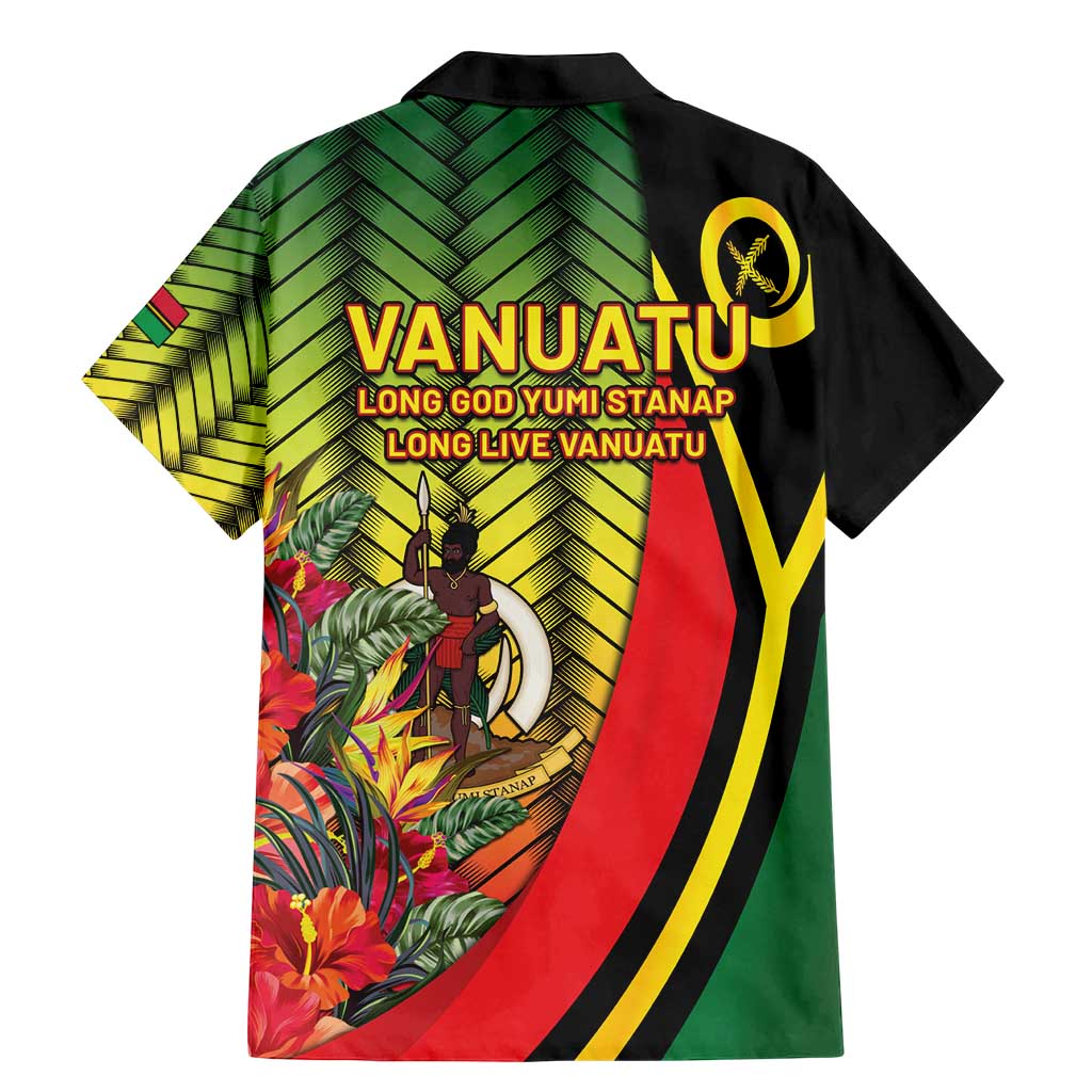 Vanuatu Constitution Day Family Matching Mermaid Dress and Hawaiian Shirt Long Live Vanuatu - Polynesian Pride