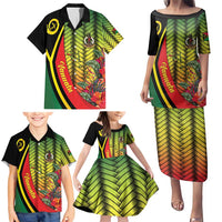 Vanuatu Constitution Day Family Matching Puletasi and Hawaiian Shirt Long Live Vanuatu LT05 - Polynesian Pride