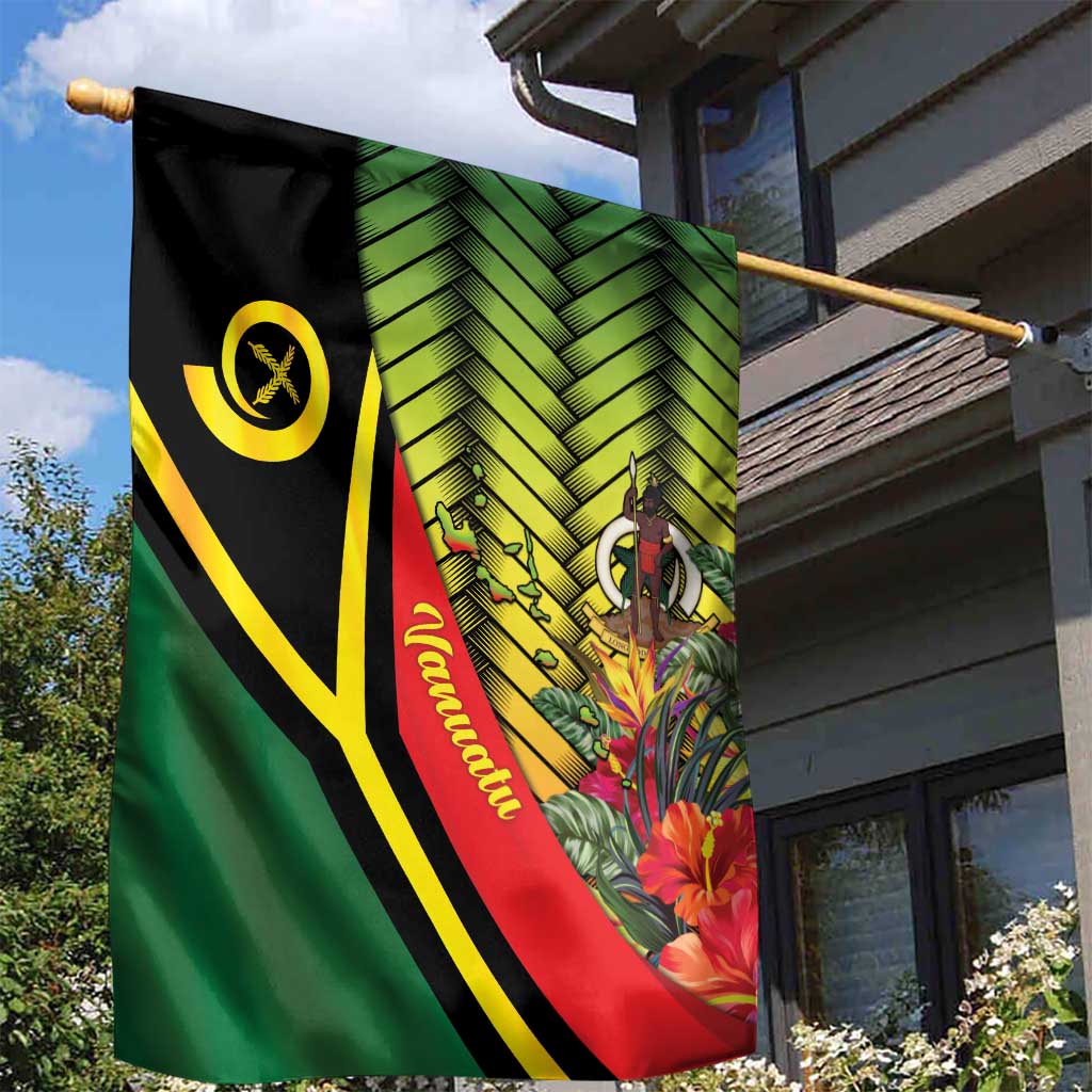 Vanuatu Constitution Day Garden Flag Long Live Vanuatu - Polynesian Pride