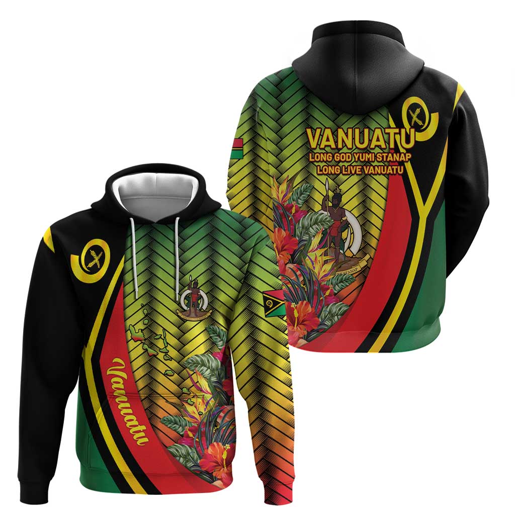 Vanuatu Constitution Day Hoodie Long Live Vanuatu - Polynesian Pride