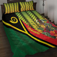 Vanuatu Constitution Day Quilt Bed Set Long Live Vanuatu - Polynesian Pride