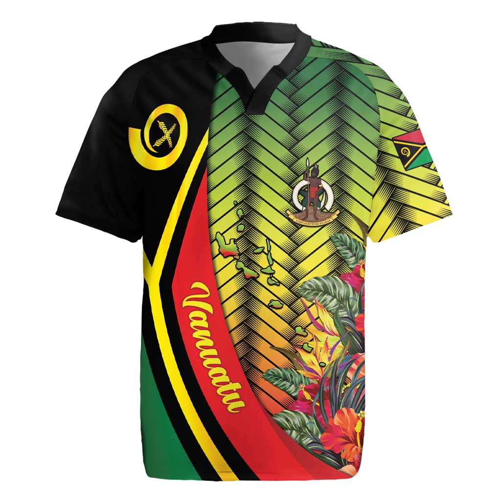 Vanuatu Constitution Day Rugby Jersey Long Live Vanuatu - Polynesian Pride