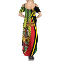 Vanuatu Constitution Day Summer Maxi Dress Long Live Vanuatu - Polynesian Pride