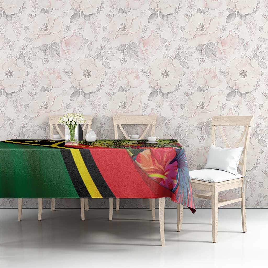 Vanuatu Constitution Day Tablecloth Long Live Vanuatu - Polynesian Pride