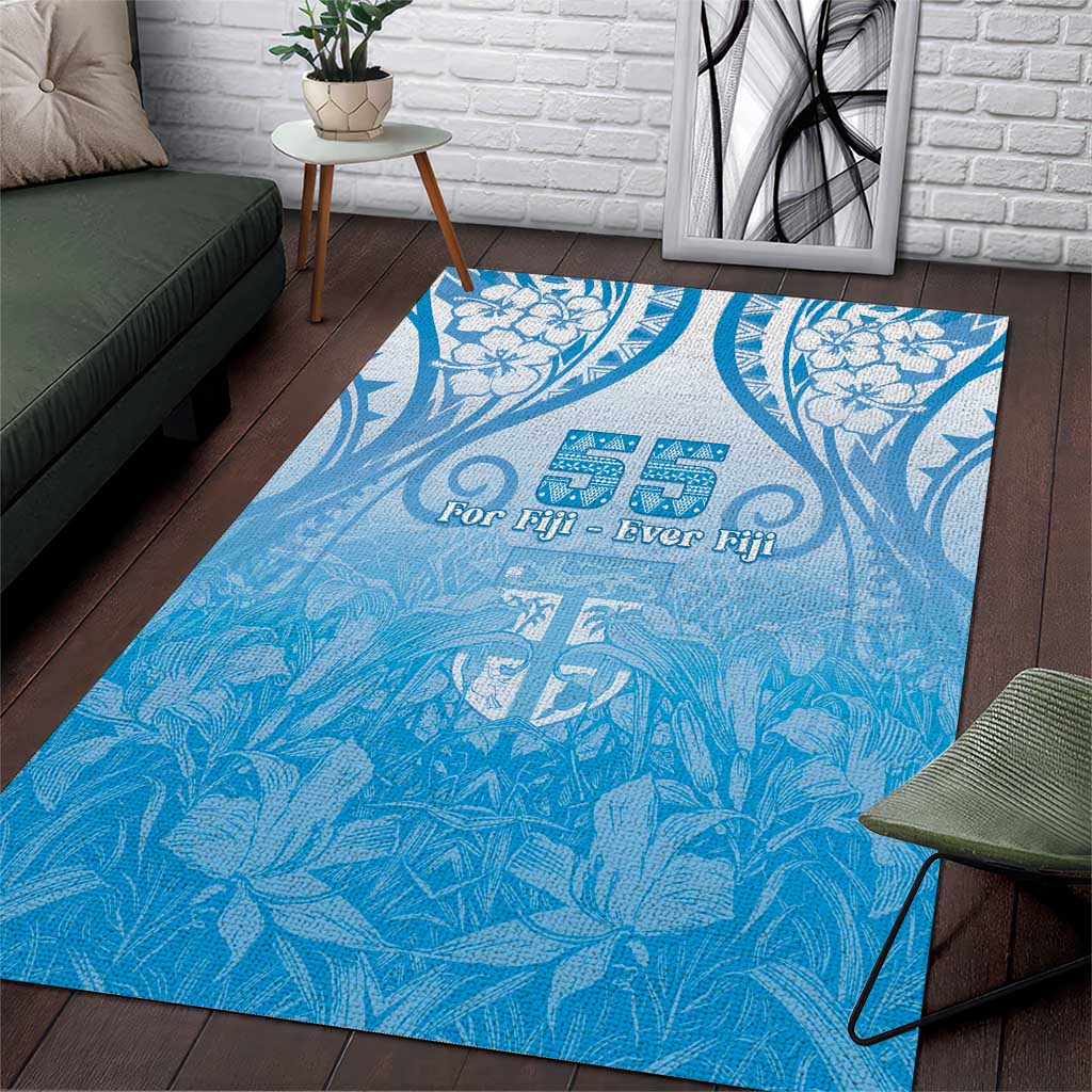 Fiji Day Area Rug 55th Anniversary Forever Fiji - Polynesian Pride