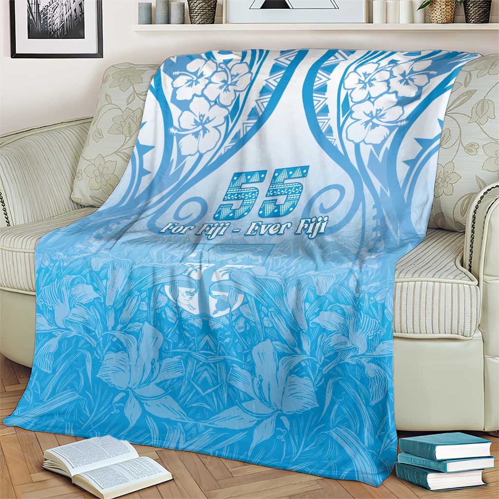 Fiji Day Blanket 55th Anniversary Forever Fiji - Polynesian Pride
