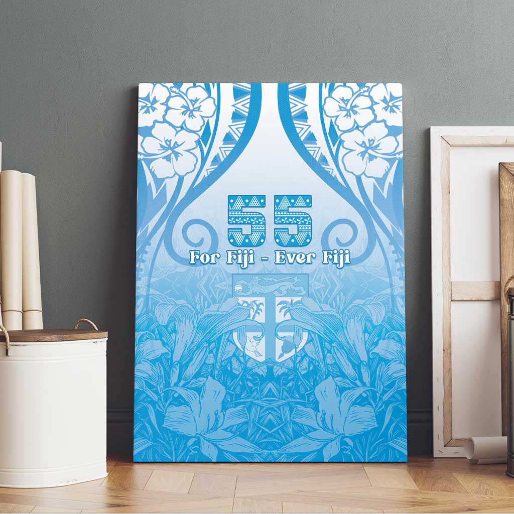 Fiji Day Canvas Wall Art 55th Anniversary Forever Fiji - Polynesian Pride