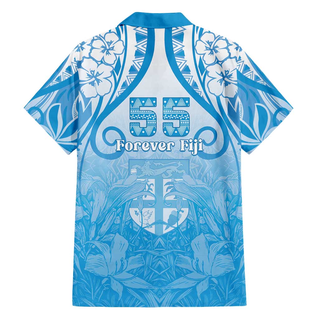 Fiji Day Family Matching Puletasi and Hawaiian Shirt 55th Anniversary Forever Fiji - Polynesian Pride
