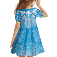 Fiji Day Kid Short Sleeve Dress 55th Anniversary Forever Fiji LT05 - Polynesian Pride
