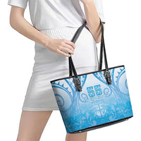 Fiji Day Leather Tote Bag 55th Anniversary Forever Fiji - Polynesian Pride