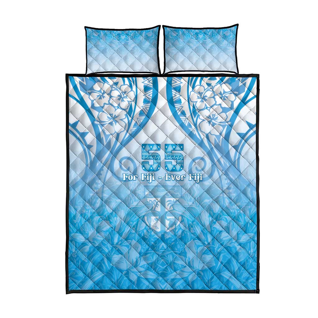 Fiji Day Quilt Bed Set 55th Anniversary Forever Fiji - Polynesian Pride