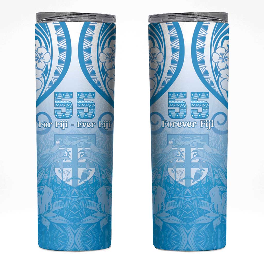 Fiji Day Skinny Tumbler 55th Anniversary Forever Fiji - Polynesian Pride