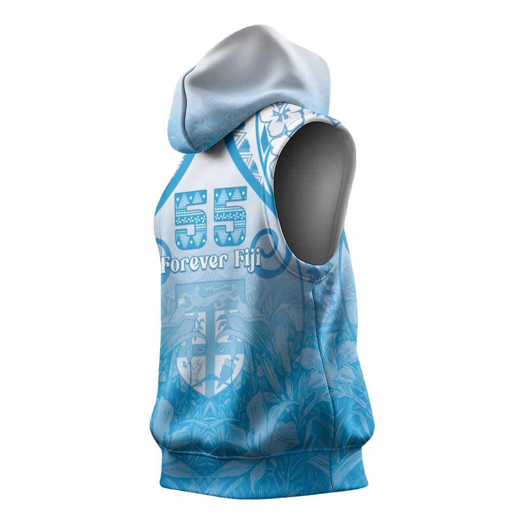 Fiji Day Sleeveless Hoodie 55th Anniversary Forever Fiji - Polynesian Pride