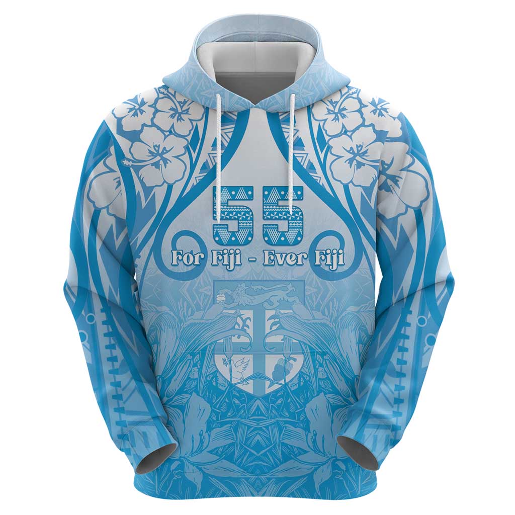 Fiji Day Zip Hoodie 55th Anniversary Forever Fiji - Polynesian Pride