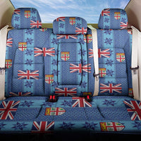 Fiji Masi Tapa Back Car Seat Cover Coat Of Arms - Polynesian Pride