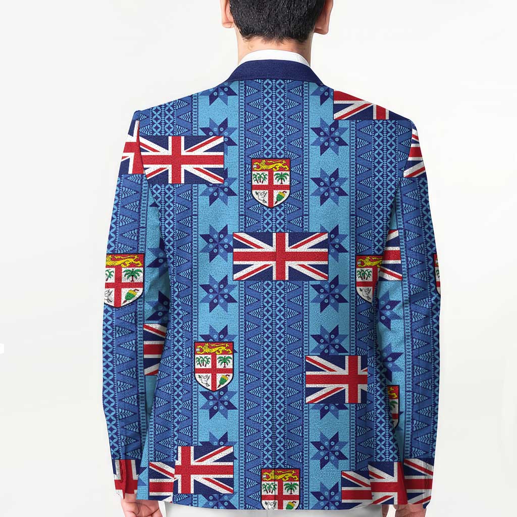 Fiji Masi Tapa Blazer Coat Of Arms - Polynesian Pride