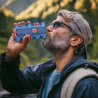 Fiji Masi Tapa 4 in 1 Can Cooler Tumbler Coat Of Arms - Polynesian Pride