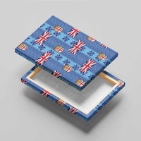 Fiji Masi Tapa Canvas Wall Art Coat Of Arms - Polynesian Pride