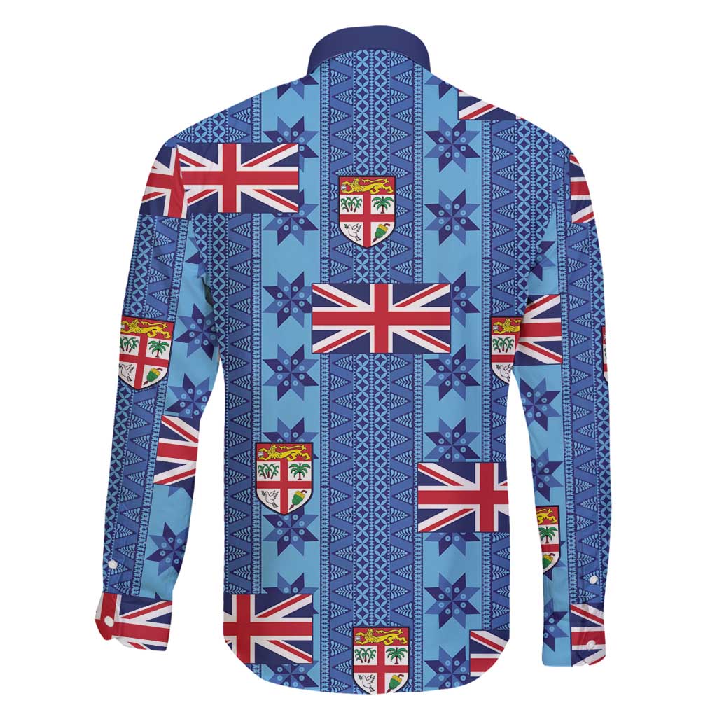 Fiji Masi Tapa Family Matching Mermaid Dress and Hawaiian Shirt Coat Of Arms - Polynesian Pride