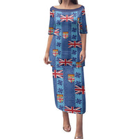 Fiji Masi Tapa Family Matching Puletasi and Hawaiian Shirt Coat Of Arms - Polynesian Pride