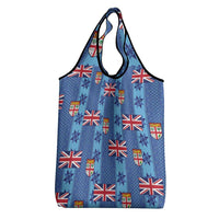 Fiji Masi Tapa Grocery Bag Coat Of Arms - Polynesian Pride