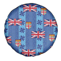 Fiji Masi Tapa Spare Tire Cover Coat Of Arms - Polynesian Pride