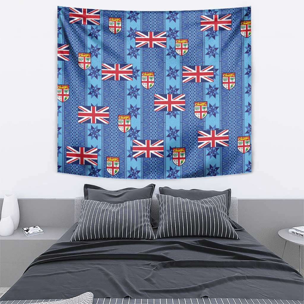 Fiji Masi Tapa Tapestry Coat Of Arms - Polynesian Pride