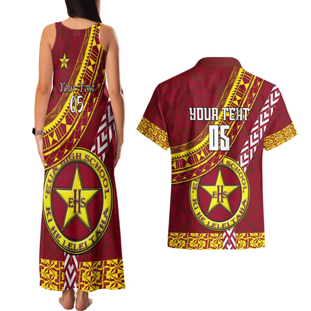 custom-eua-high-school-couples-matching-tank-maxi-dress-and-hawaiian-shirt-tongan-kupesi-pattern