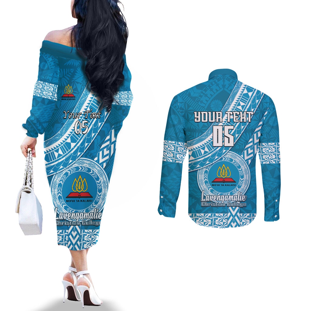 custom-lavengamalie-college-couples-matching-off-the-shoulder-long-sleeve-dress-and-long-sleeve-button-shirts-tongan-kupesi-pattern