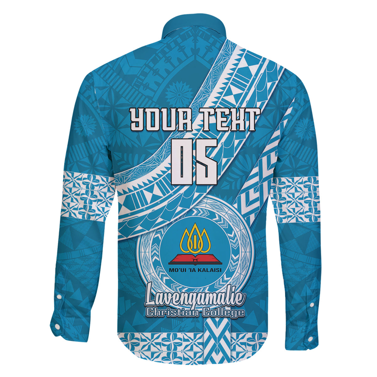 Custom Lavengamalie College Family Matching Off Shoulder Maxi Dress and Hawaiian Shirt Tongan Kupesi Pattern LT05 - Polynesian Pride