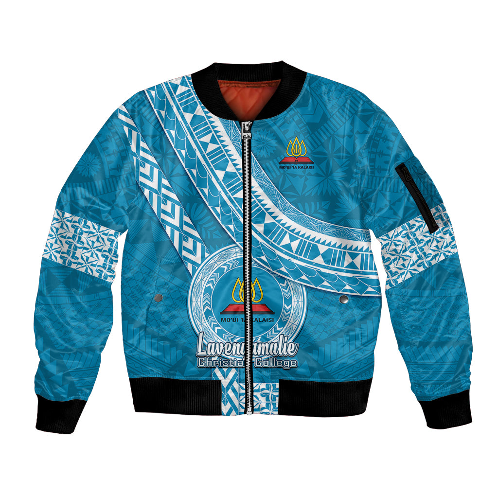 custom-lavengamalie-college-sleeve-zip-bomber-jacket-tongan-kupesi-pattern