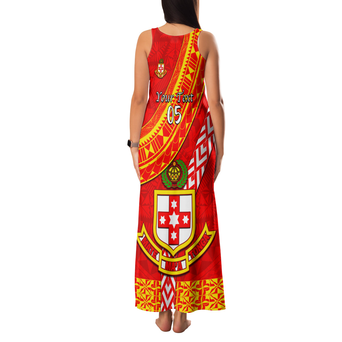 Custom Kolisi Tonga Family Matching Tank Maxi Dress and Hawaiian Shirt Tongan Kupesi Pattern LT05 - Polynesian Pride