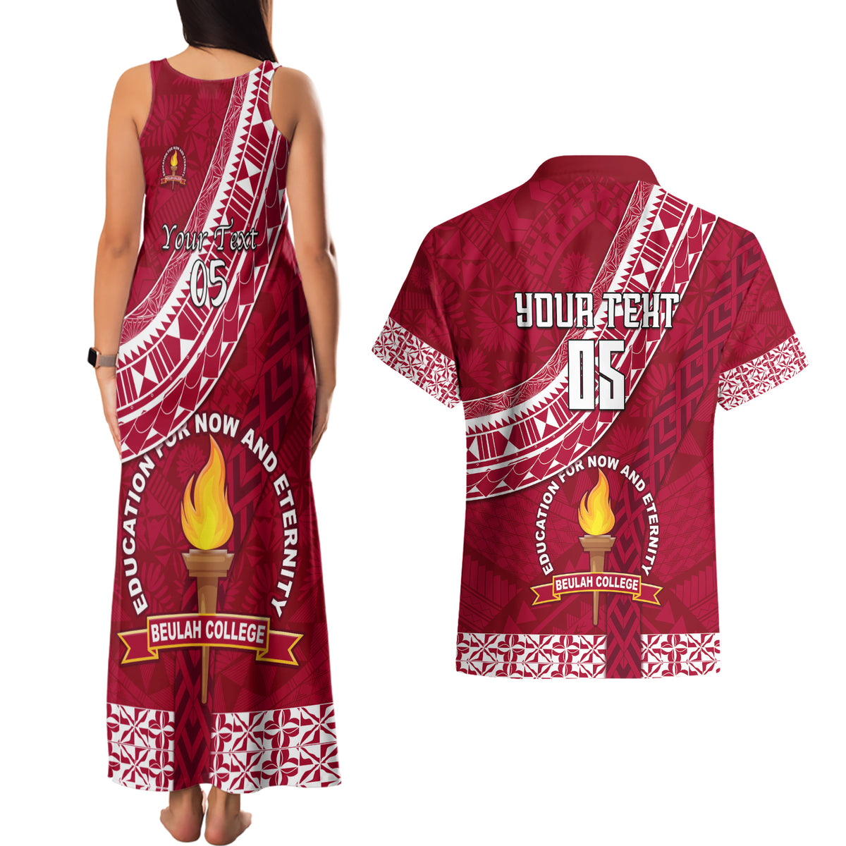 custom-beulah-college-couples-matching-tank-maxi-dress-and-hawaiian-shirt-tongan-kupesi-pattern
