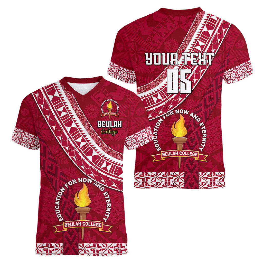 custom-beulah-college-women-v-neck-t-shirt-tongan-kupesi-pattern