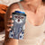 Hawaii 4 in 1 Can Cooler Tumbler Barkcloth Pattern Vintage Style