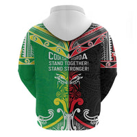 Cook Islands And Aotearoa Zip Hoodie Together For Te Tiriti O Waitangi
