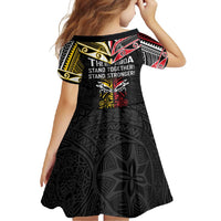 Niue And Aotearoa Family Matching Summer Maxi Dress and Hawaiian Shirt Together For Te Tiriti O Waitangi LT05 - Polynesian Pride