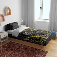 Hawaii Ikaika Warrior Helmet Bedding Set Gold Style LT05 - Polynesian Pride