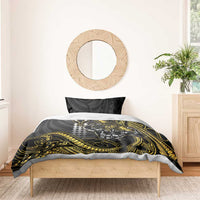 Hawaii Ikaika Warrior Helmet Bedding Set Gold Style LT05 - Polynesian Pride