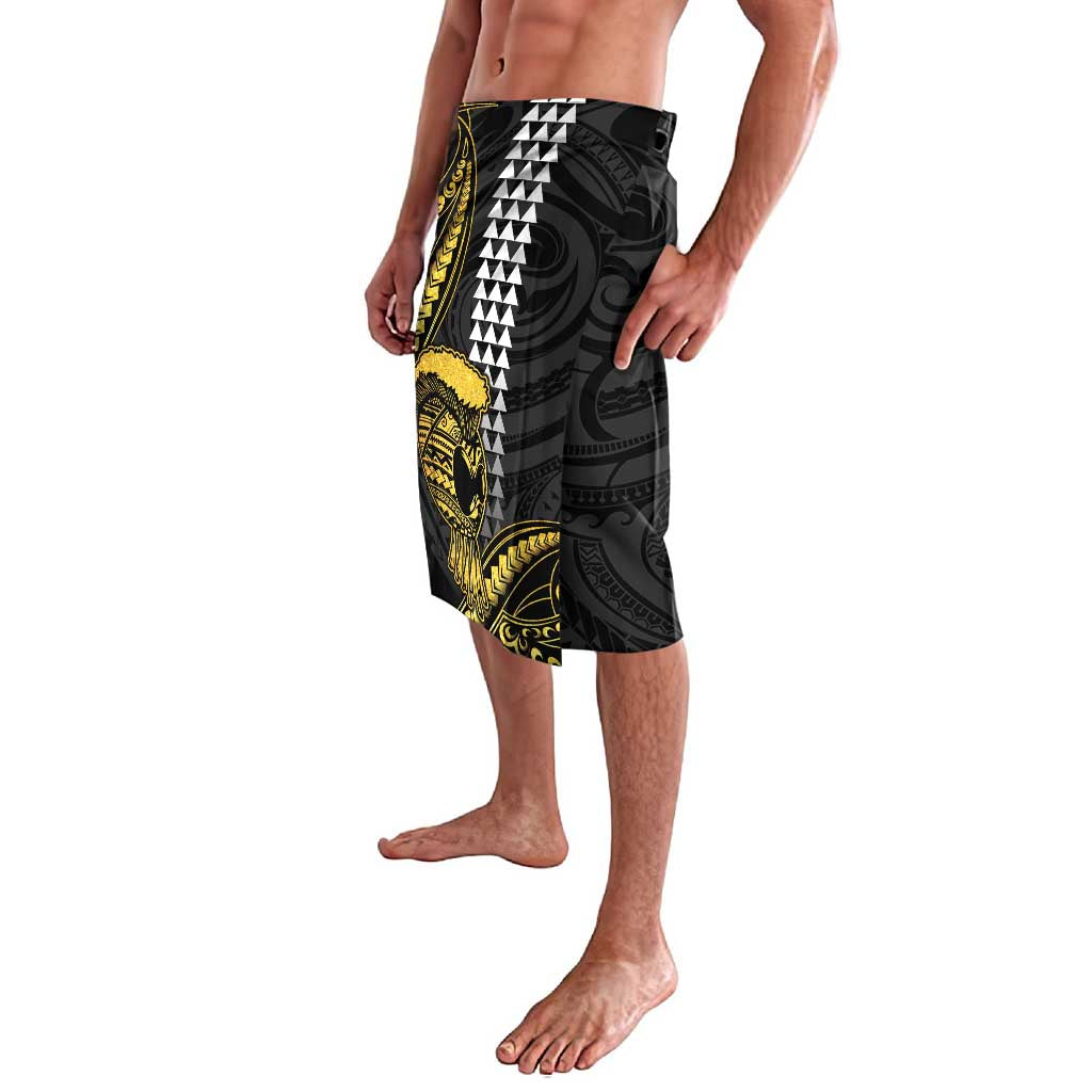 Hawaii Ikaika Warrior Helmet Lavalava Gold Style LT05 - Polynesian Pride