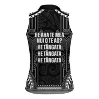 Aotearoa Toitu Te Tiriti Women Sleeveless Polo Shirt No Kiwi Without Iwi LT05 - Polynesian Pride